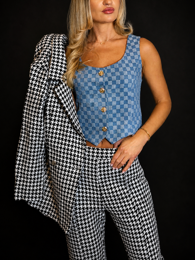 Checkmate Exclusive Denim Vest